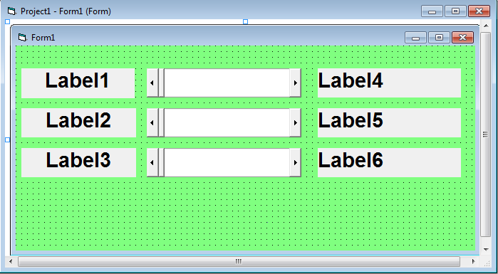 Project 19. VISUAL BASIC PROGRAMMING LANGUAGE (Color Change & Effect) Design Part: