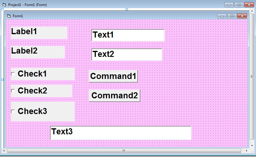 PROJECT 9: VISUAL BASIC PROGRAMMING LANGUAGE (Change Font Style) Design Part